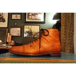 Allen Edmonds LANDON Men's Leather Cap-Toe Boots 13D